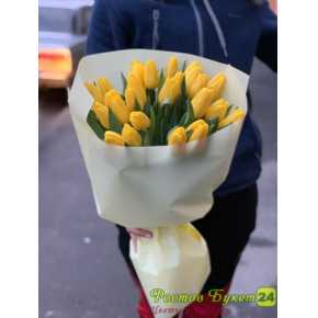 Желтые тюльпаны крафт