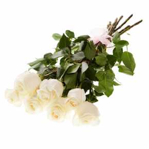 Букет белых роз - премиум