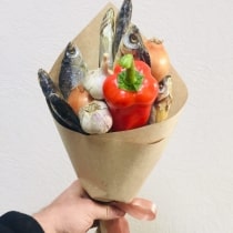 Кликните для увеличения изображения Букет с таранкой