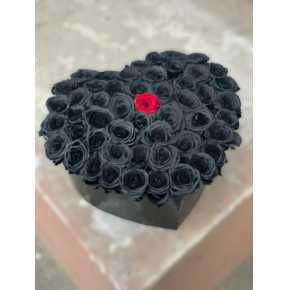 51 черная роза