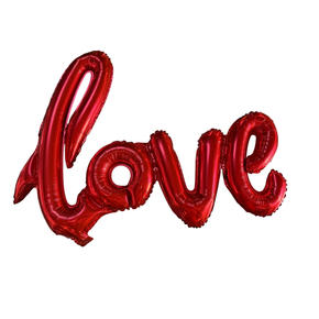 Фольгированный шарик «Любовь/LOVE» надувается воздухом