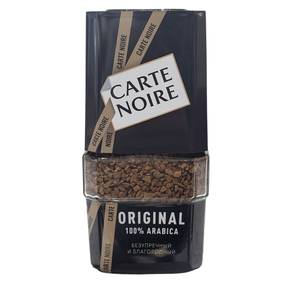 Подарок к цветам Кофе растворимый Carte Noire Original 95 г., стеклянная банка