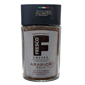 Подарок к цветам Кофе растворимый Fresco Arabica Solo натуральный 190г., стеклянная банка