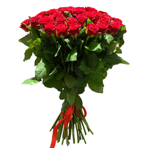 Букет 51 роза красная роза